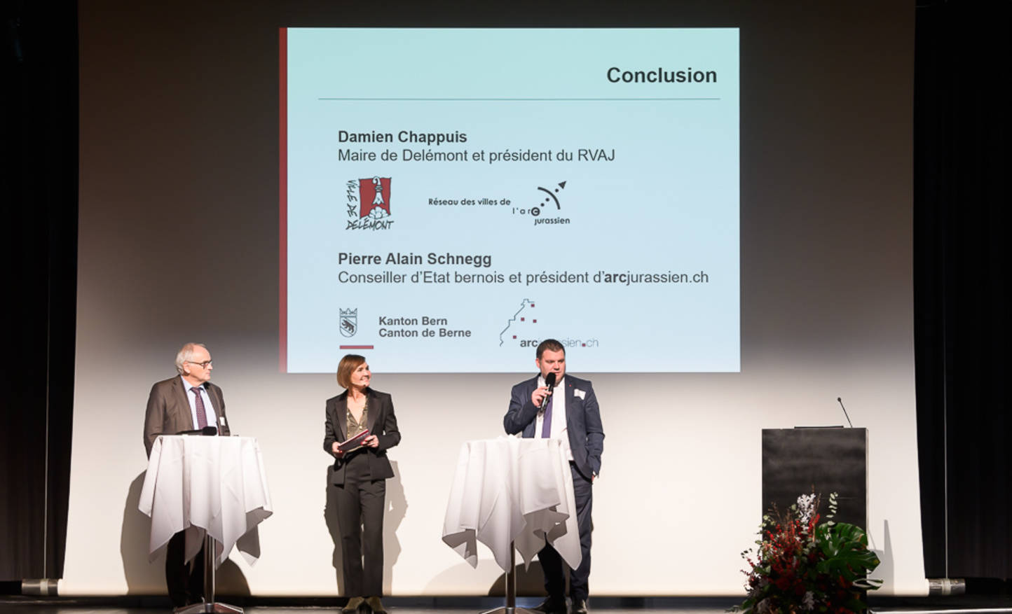 Damien CHAPPUIS, Pierre Alain SCHNEGG & Nathalie RANDIN / Lieu : Bienne - Berne - Suisse / Droits d'utilisation uniquement pour ARC JURASSIEN