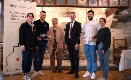 Deux lauréats récompensés par le Prix de l'Arc jurassien 2024 !