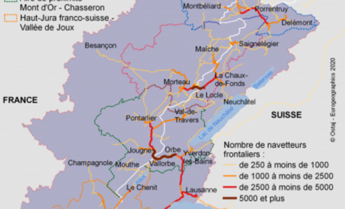 Découvrez la nouvelle étude de l'OSTAJ sur la mobilité des frontaliers