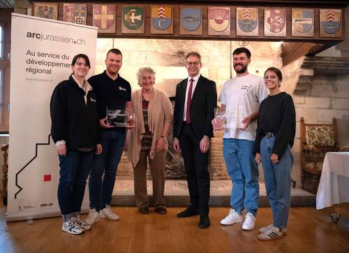 Deux lauréats récompensés par le Prix de l'Arc jurassien 2024 !