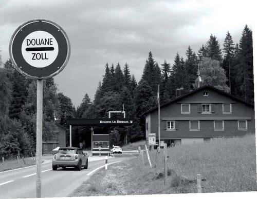 Poste frontière entre la Suisse et la France