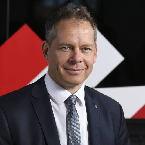 David Eray, ministre du Canton du Jura et président d'arcjurassien.ch. Photo : G. Siegenthaler © RCJU