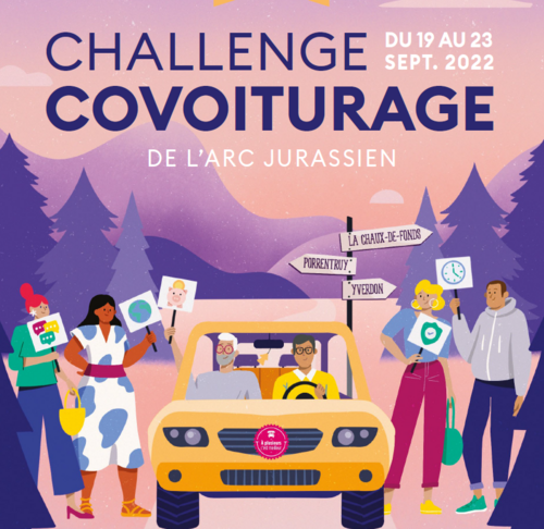 Affiche Challenge covoiturage 2022